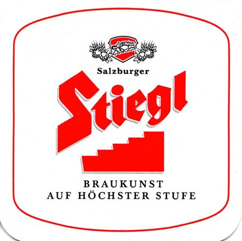 salzburg s-a stiegl braukunst 1-2a (quad180-rotrahmen-schwarzrot)